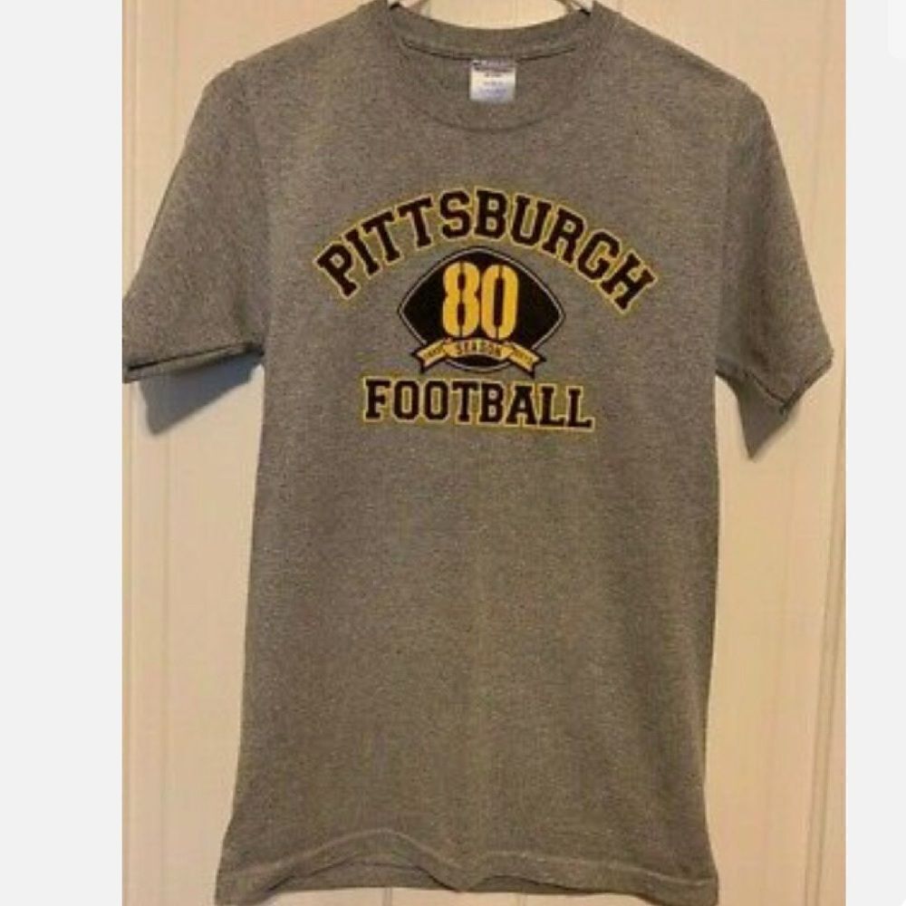 PITTSBURGH STEELERS 80TH SEASON SIZE SMALL T-SHIRT